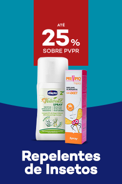 Produtos de Repelentes de Insectos com destaque promocional de até 25% sobre preço de Venda ao Público Recomendado